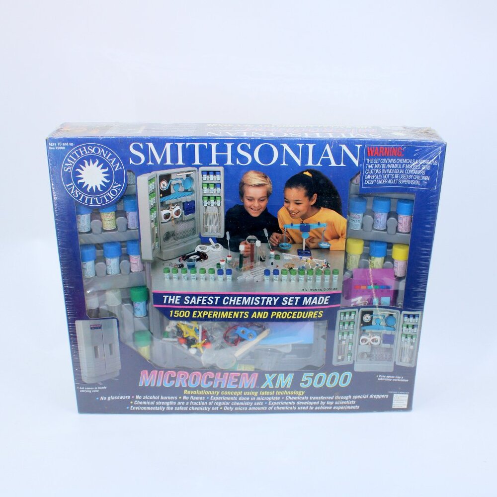 Smithsonian Microchem XM 5000 Chemistry Set 1500 Experiments Science Educational